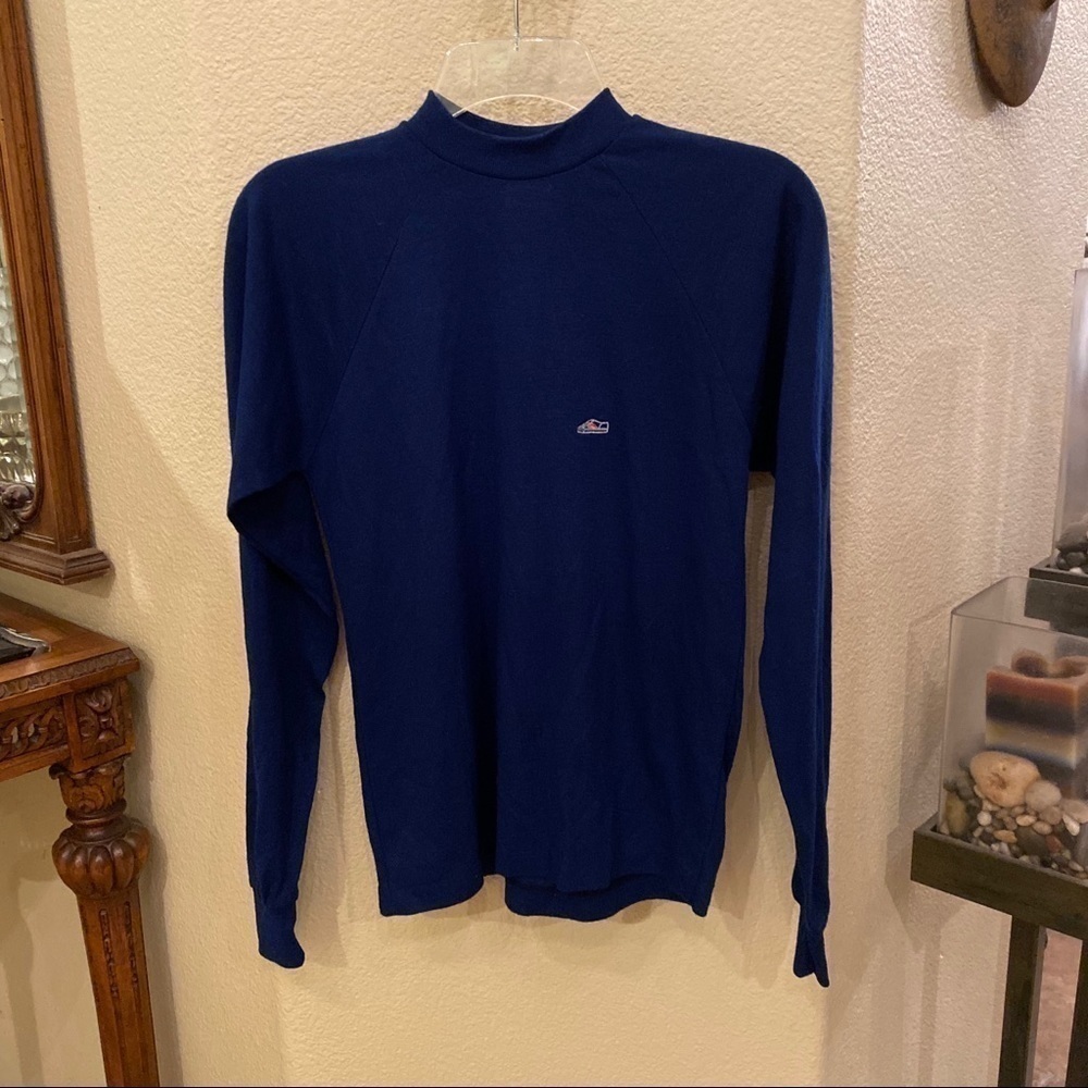 Vintage GRANTS Boys Shop Sneaks Navy Sweater-XL